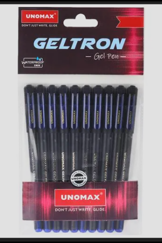 Unomax Geltron Gel Pen (Pack of 5pc)